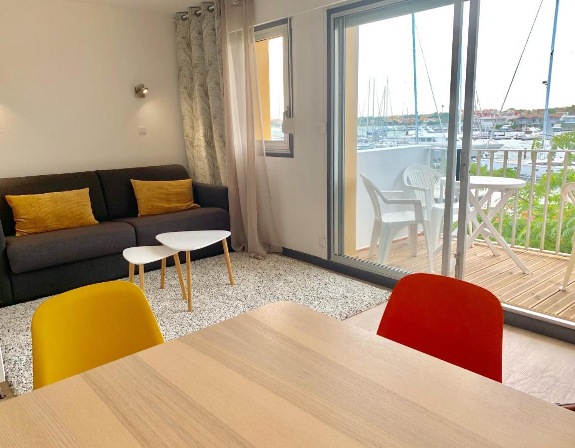 Appartement 1Ere Ligne Vue Port Avec Balcon, Piscine Agde Exteriér fotografie